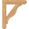 Ekena Millwork Funston Craftsman Smooth Bracket w/ Offset Brace, Western Red Cedar, 5 1/2"W x 22"D x 26"H BKT0604X22X26FST04SWR - alternate 4